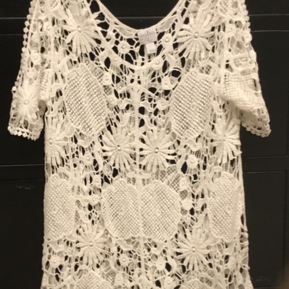 White lace blouse